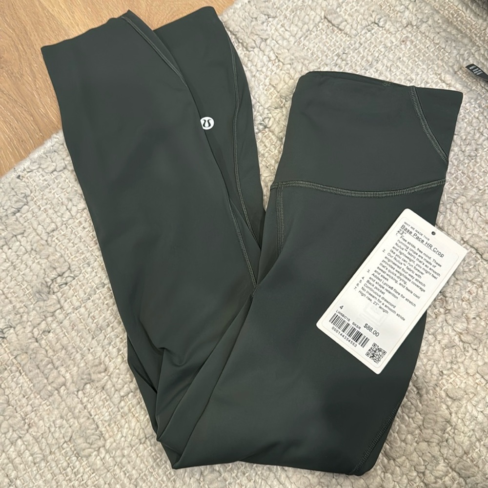 Lululemon Base Pace HR Crop 23” - Smoked Spuce
